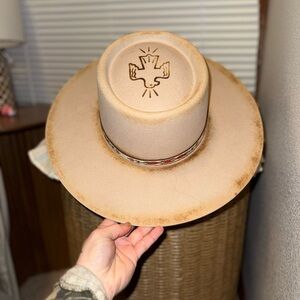 Tan Western Style Hat